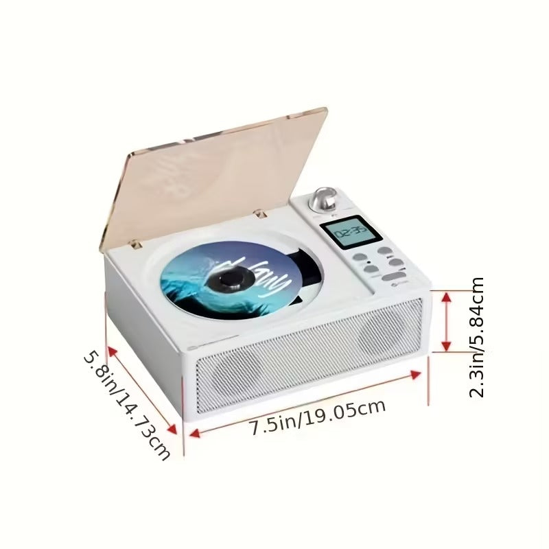 CD Player with Wireless Speaker & FM Radio