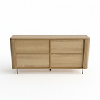 Florence 2 Door Buffet Sideboard Oak