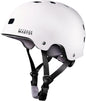 OutdoorMaster Skateboard Bike Helmet for Adults &Youth - Multi-Sport Certified Impact Resistant with 2 Removable Liners & Ventilation for Scooter, Skating-White-Small
