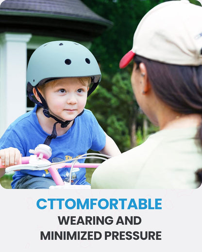 OutdoorMaster Youth & Kids Bike Helmet - Adjustable Multi-Sports Skateboard Helmet with Removable Liners for Balance Bike, Toddler Scooter, One Wheel Hoverboard-Mint Green-Large