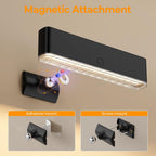 Battery Operated Wall Sconce Set of 2 Wireless Wall Lamp with Remote Control & Touch Control Rechargeable LED Wall Lights 3 Color Temperatures 360° Rotatable for Bedroom Living Room Black