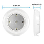 6 LED Light Set with Remote - Cool White for Cabinets & Displays