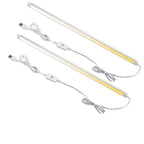 Dimmable Under Cabinet LED Lighting, Smart Touch Memory Function, 5V USB Powered LED Closet Light Bar CCT Color changing (50CM 2 Pack)