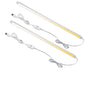 Dimmable Under Cabinet LED Lighting, Smart Touch Memory Function, 5V USB Powered LED Closet Light Bar CCT Color changing (50CM 2 Pack)