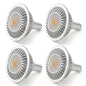 AR70 LED Light Bulb BA15D B15 Base, AC/DC12V Input, 7W 500lm for Home Household Commercial Lighting, 50W Halogen Lamp Replacement(Warm White,4 Pack)
