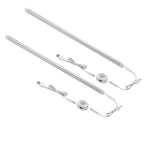 LED Motion Sensor Cabinet Light,2 Pack USB Powered Closet Night Light,20 inch Under Counter Lighting Kit with Automatic Shut Off Timer for Kitchen Pantry Wardrobe Cupboard (Natural White 4000K)