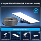 100FT/ 30M Starlink Gen 3 Cable for Starlink Standard Generation 3
