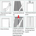 Extra Durable Magnetic Fly Screen Door Anti Mosquito Screen Mesh Curtain Grey-100x230cm