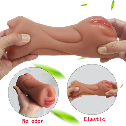 3 in 1 Male Masturbator Adult Sex Toys with Realistic, Men'S Pocket Stroker Toy