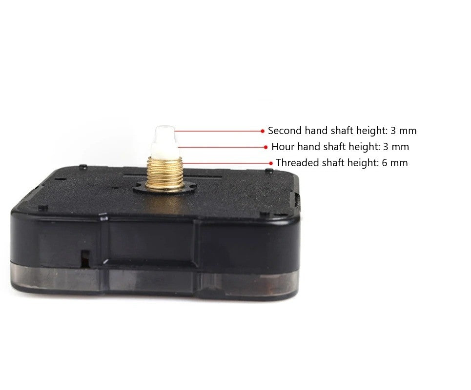 Wall Clock Movement Silent Quartz Clock 2-Pack