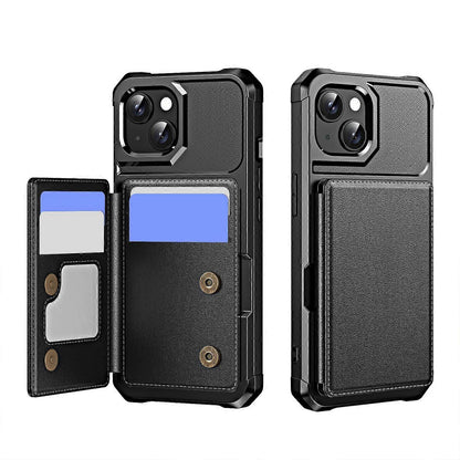 Horizontal Flip Card Slot Leather Phone Case For iPhone 14 Plus