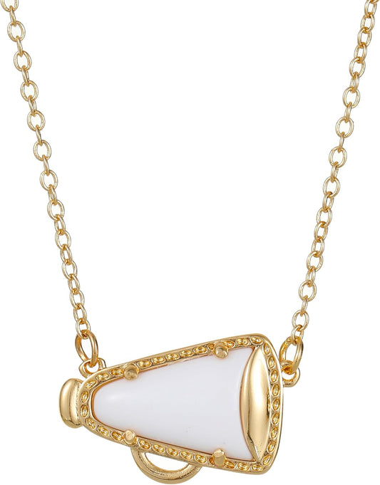 Cheer Necklace Cheerleading Necklace for Women Coach Mom Cheerleader Gift Cheerleading Accessories Stuff Cheerleading Coach Gift