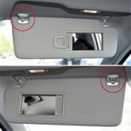 2x Sun Visor Clip Hook Mount Holder Compatible with Audi A1 A3 A4 A5 Q3 Q5 B6 B7 B8
