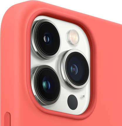 Compatible with Apple Silicone Case for iPhone 13 Pro MagSafe Pomelo Pink