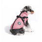 Waterproof Dog Winter Jacket with Harness Pink Size S Fleece Lined Zipper