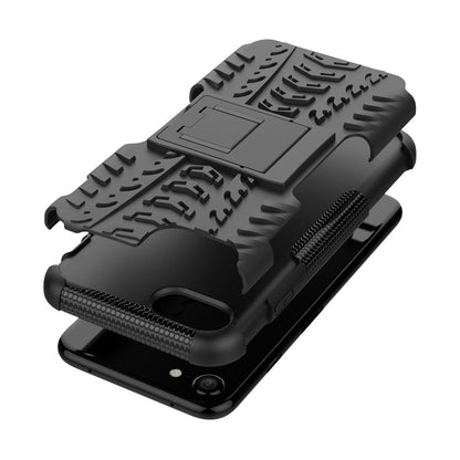 iPhone 7 8 SE 2020 2022 Compatible Ultimate Shockproof Stand Case Black