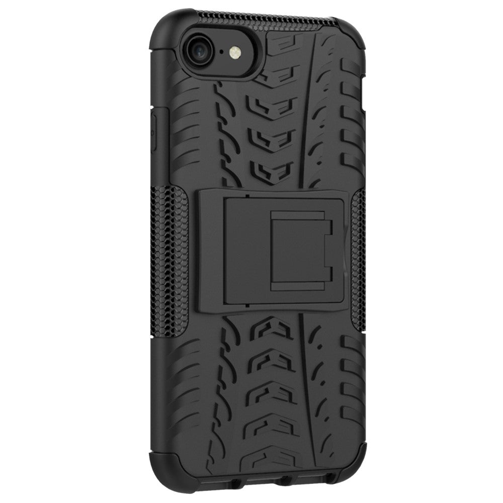 iPhone 7 8 SE 2020 2022 Compatible Ultimate Shockproof Stand Case Black
