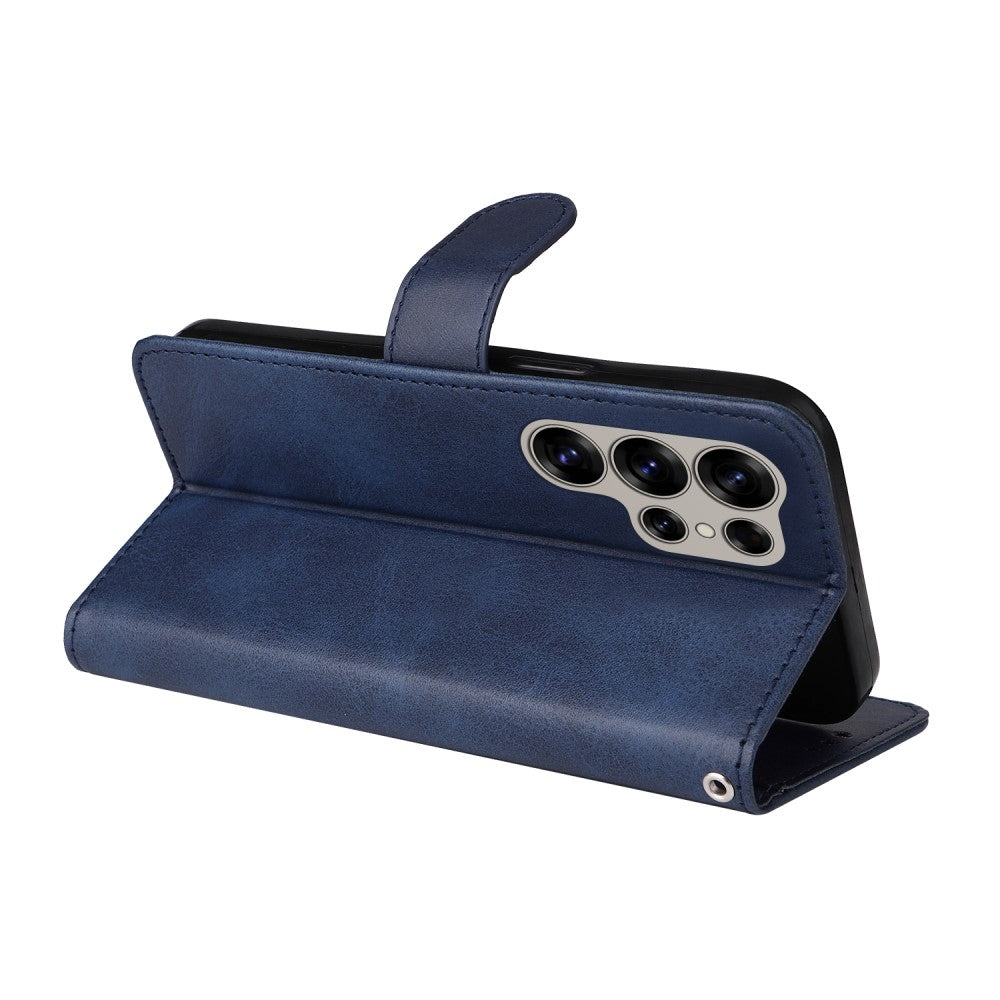 Compatible with Samsung S25 Ultra PU Leather Wallet Case Blue Samsung Multiple Colors