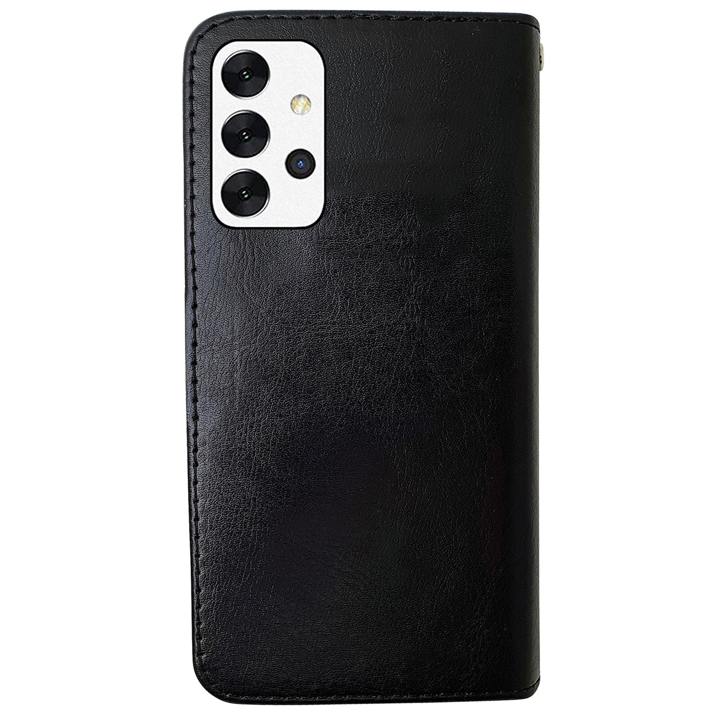 Compatible with Samsung Galaxy A32 5G Leather Case Protection White Max White