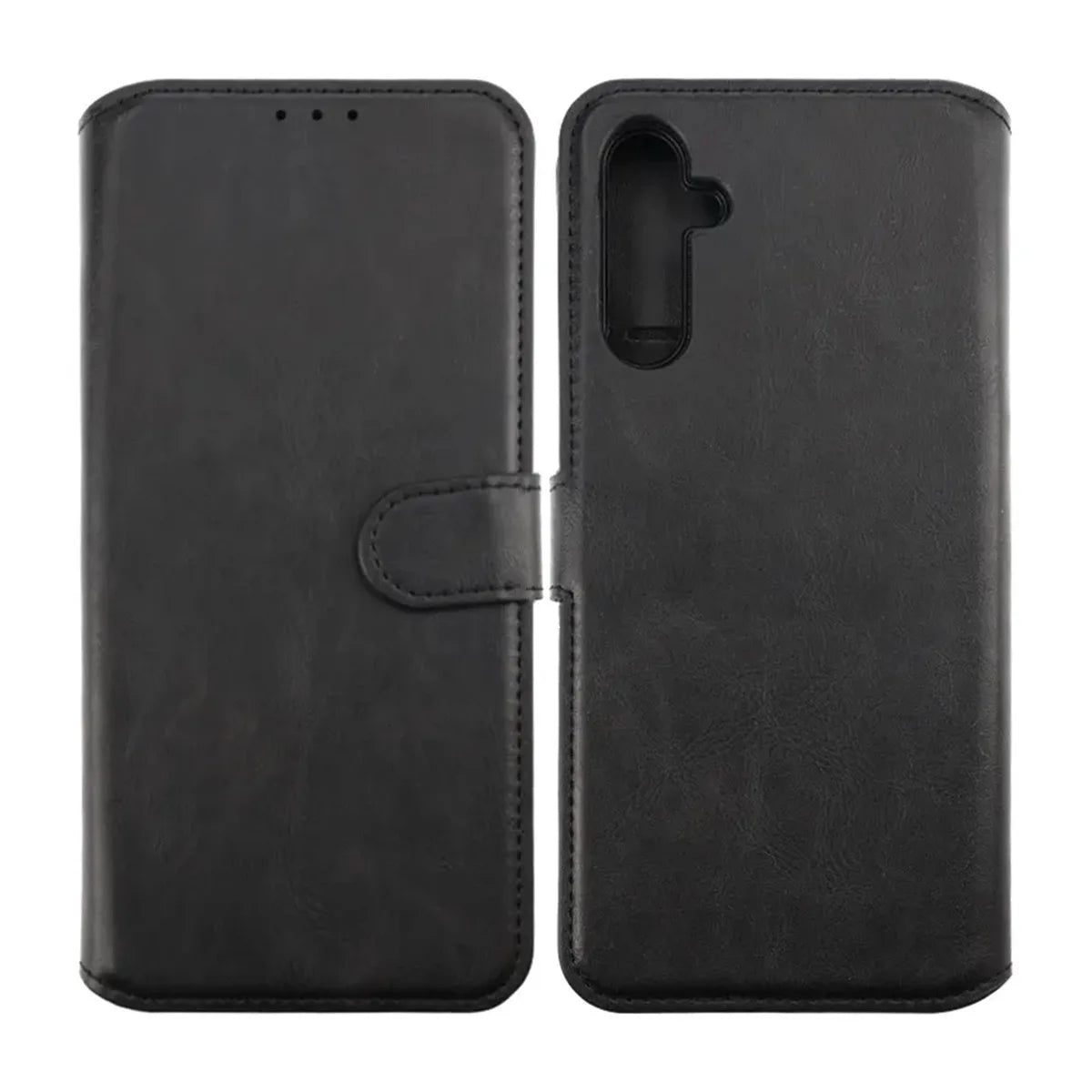 Compatible with Samsung Galaxy A54 5G Magnetic Wallet Case Black Compatible