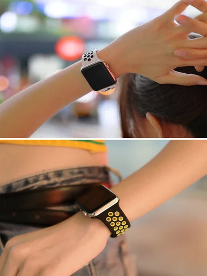 Compatible with Apple Watch Wristband Apple Watch Ultra 2 Series 9 8 SE 7 6 5 4 3 45mm 49mm 44mm 40mm 41mm 42mm Black Purple 11 SM