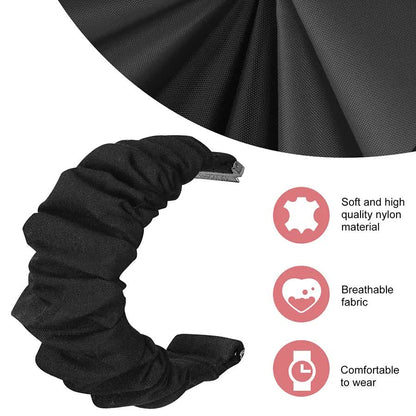 Compatible with Samsung Galaxy Watch Band 40mm 44mm 42mm Classic Scrunchies Bracelet Black Galaxy Watch 4 6