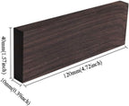 Ebony Wood Blanks 2 pcs High Gloss Fade-Resistant for DIY Musical Instrument Making