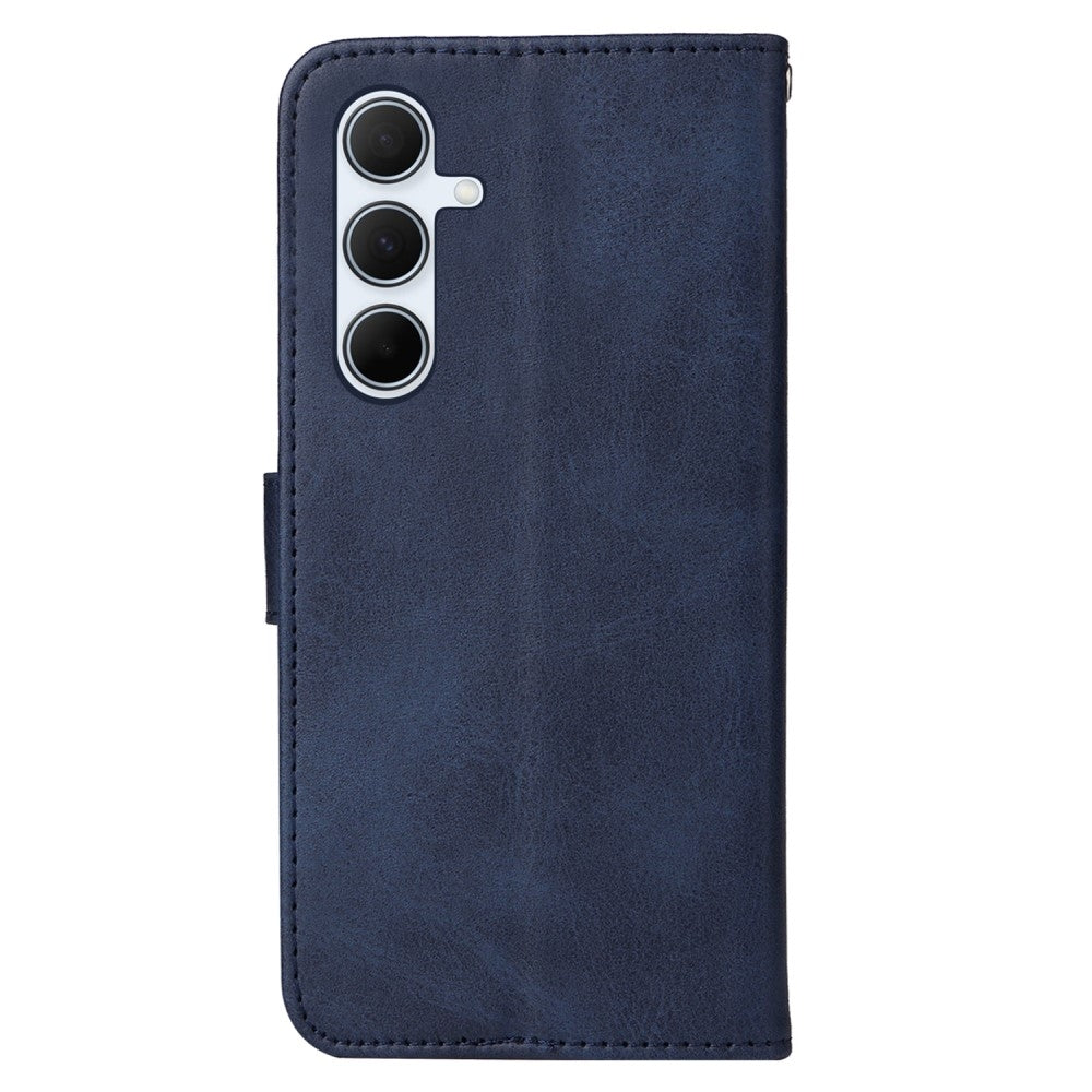 Compatible with Samsung A56 5G PU Leather Wallet Case Blue