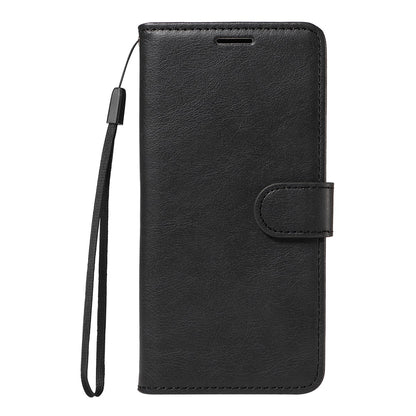 Xiaomi Redmi A5 4G Leather Wallet Case with Card Slots, PU Leather Cover, MGF Black Color, Compatible with Xiaomi