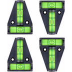 Spirit Level, Small T-Shaped Magnetic Spirit Level With 2 Leveling Bubbles. 4 pcs Set, Rv Accessories, Stabilizers,