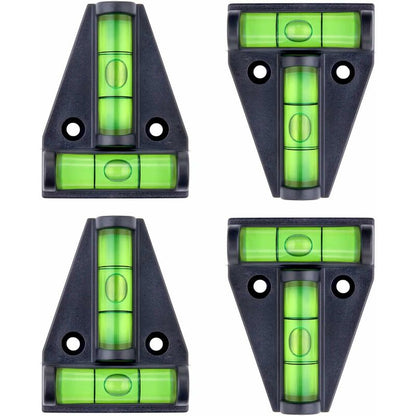 Spirit Level, Small T-Shaped Magnetic Spirit Level With 2 Leveling Bubbles. 4 pcs Set, Rv Accessories, Stabilizers,