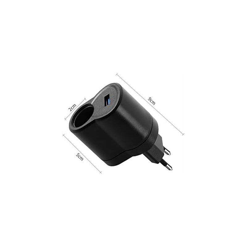 Car Cigarette Lighter, Car Power Adapter Converter Ac To Dc Power Supply Voltage Car Charger Cigarette Lighter 220V To
