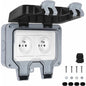 Waterproof Socket Double Outdoor Electrical Socket Ip66 Waterproof Wall Socket 16A