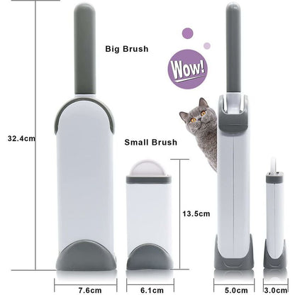Pet Hair Remover Brush For Cats & Dogs - Reusable Magic Cleaning Brush Removes Hair