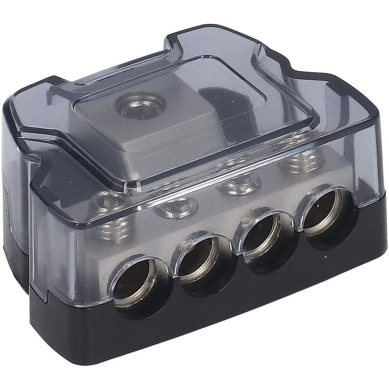 4 Way Power Distribution Block Fuse Holder Amp Fuse Distribution Block Car Audio Splitter