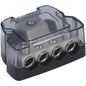 4 Way Power Distribution Block Fuse Holder Amp Fuse Distribution Block Car Audio Splitter