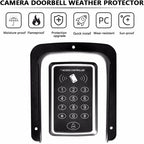 Waterproof Metal Cover For Video Camera, Doorbell, Door Lock, Access Door Knob, Protects Device From Sun And Raindrops,