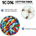 Dog Toys, ROpe Dog Toys, Chew Toys, Interactive Dog Toys, For Small/Medium Dogs (4 Pieces)