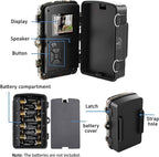 Rechargeable wildlife camera with night vision - 10 x 13.2 cm - IP66 waterproof - 1.3 m range - 1080p - 32 GB SD card included - For wildlife monitoring - For outdoor use