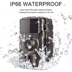 Rechargeable wildlife camera with night vision - 10 x 13.2 cm - IP66 waterproof - 1.3 m range - 1080p - 32 GB SD card included - For wildlife monitoring - For outdoor use
