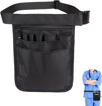 Fanny pack - Men's fanny packs - Women's fanny pack - Nurse fanny pack - Nurse accessory bag - Multifunctional fanny pack - Nurse work bag - Adjustable work bag - Black tool bag - Unisex