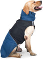 Dog Raincoat - Dog Jacket - Waterproof Winter Dog Jackets - Windproof Dog Jacket - Winter Dog Jacket - Reflective Strip - Perfect for Small Dogs - Medium-Sized Dogs - Blue and Black - Size M
