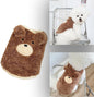 Dog Sweater - Dog Coat - Warm Winter Sweater - Warm Dog Coat - Bear Puppy - Plush Coat - Warm Clothes - Perfect for Small Dogs - Medium Dogs - Dog - Coffee - Medium - Size M
