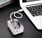 USB 3.0 Hub with 3-Port Splitter and Memory Card Reader - SD/TF/Micro SD Card Reader - USB 3.0 Hub