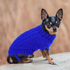 Dog Coat - Dog Sweater - Small Dog Sweater - Warm Dog Coat - Warm Puppy Sweater - Thick Knit Winter Sweater - Soft Roll Neck Sweater - Perfect for Small Dogs and Puppies - Christmas - XL