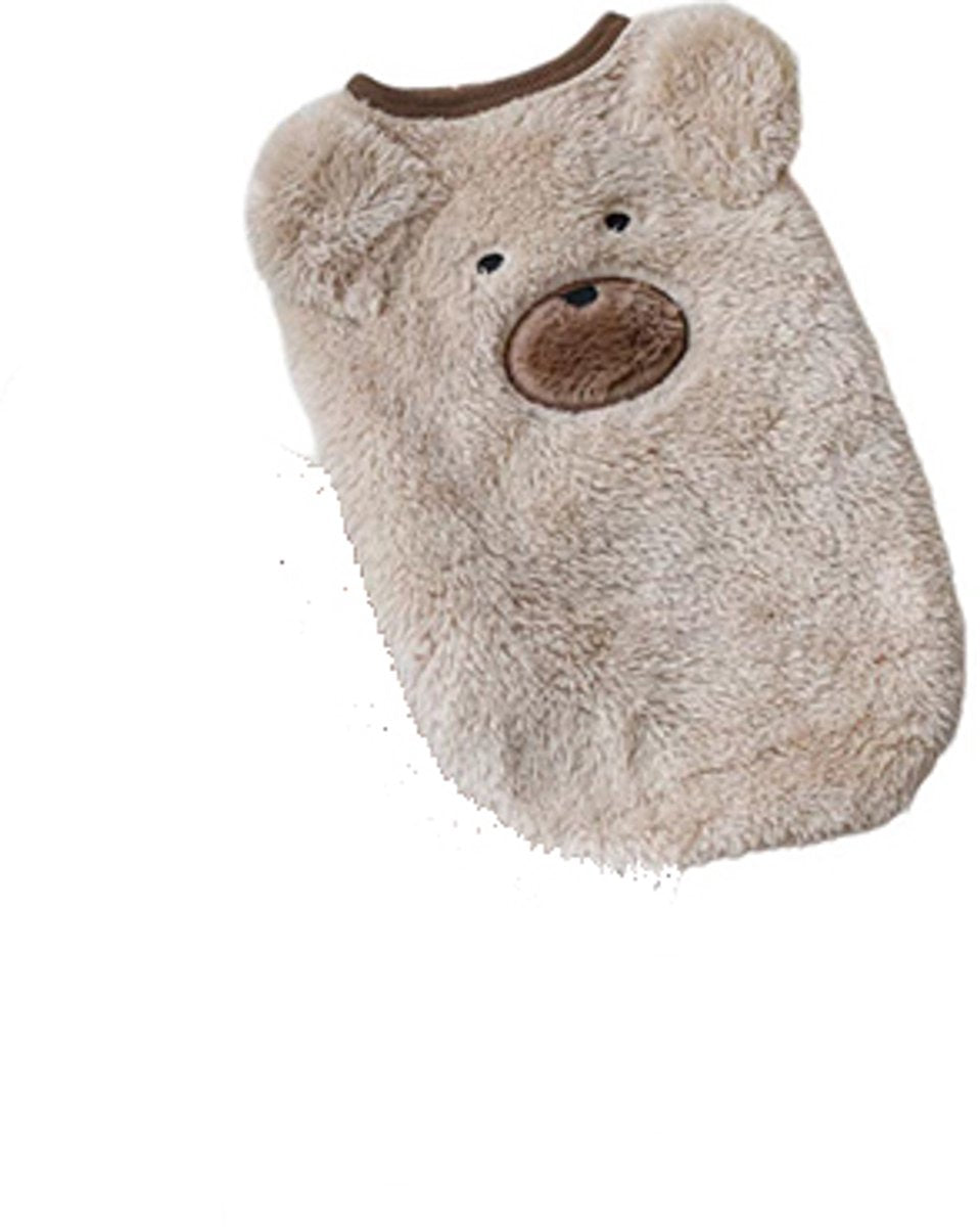 Dog Sweater - Dog Coat - Warm Winter Sweater - Warm Dog Coat - Bear Puppy - Plush Coat - Warm Clothing - Perfect for Small Dogs - Medium Dogs - Dog - Coffee - Beige - Size M