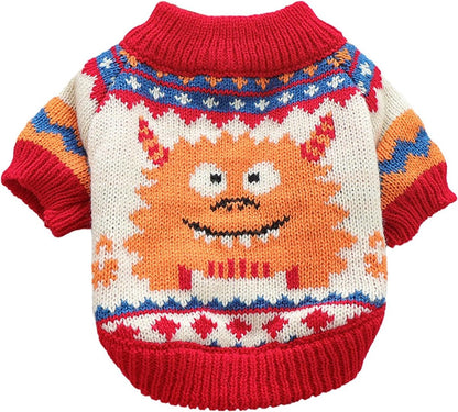 Dog Coat - Dog Sweater - Sweater for Small Dogs - Dog Sweater - Winter Knitted Sweater - Warm and Lightweight Cat Sweater - Perfect for Chihuahuas - Holidays - Christmas Decorations - Christmas - Size L