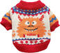 Dog Coat - Dog Sweater - Sweater for Small Dogs - Dog Sweater - Winter Knitted Sweater - Warm and Lightweight Cat Sweater - Perfect for Chihuahuas - Holidays - Christmas Decorations - Christmas - Size L