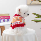 Dog Coat - Dog Sweater - Sweater for Small Dogs - Dog Sweater - Winter Knitted Sweater - Warm and Lightweight Cat Sweater - Perfect for Chihuahuas - Holidays - Christmas Decorations - Christmas - Size L