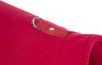 Dog Coat - Fleece Vest - Dog Sweater - Winter Dog Coat - Warm Dog Coat - Fleece Dog Sweater - Leash with O-ring - Perfect for small and medium dogs - Red - Size L